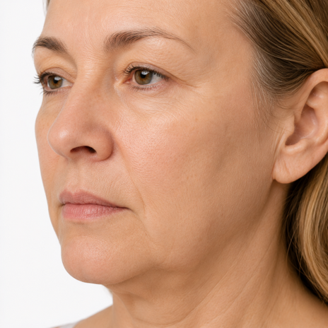 General loss of facial firmness