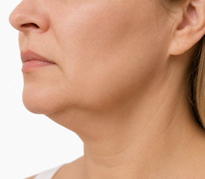 Sagging or heavy jawline