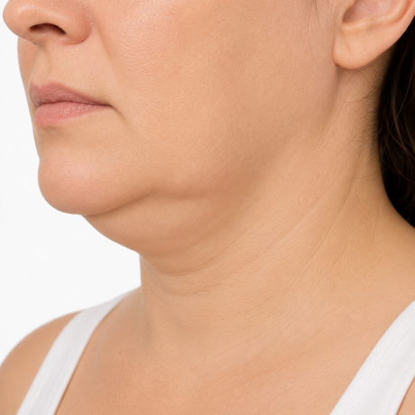 Softening under the chin